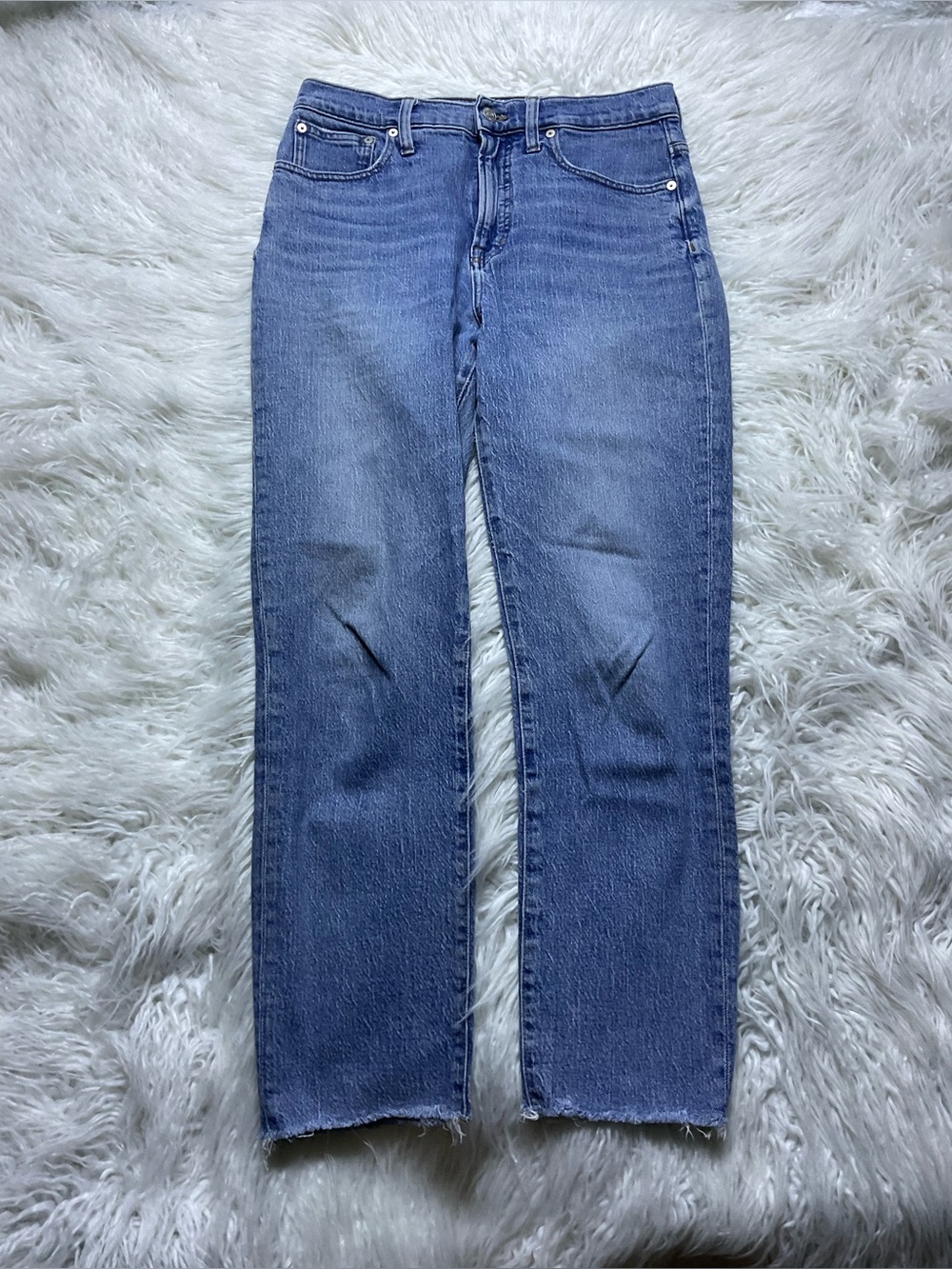 Madewell The Perfect Vintage Jean in Enmore Wash: Raw-Hem Edition